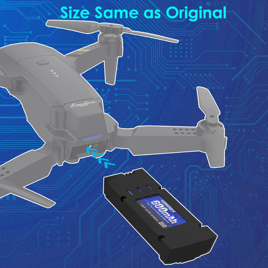 E58 Lipo Battery 3.7V 600mAh for E58 RC Drone