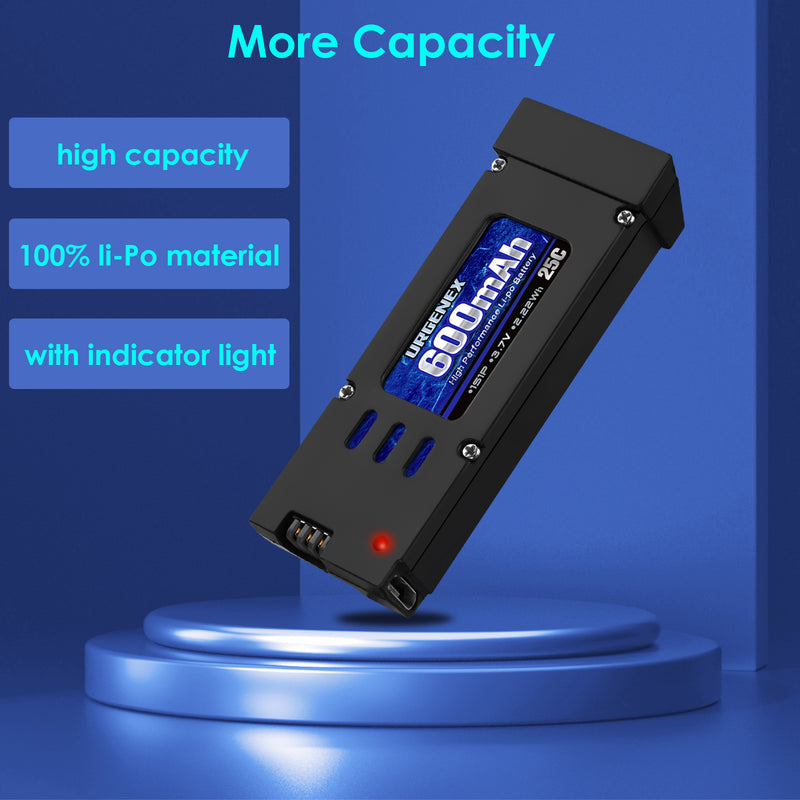 Load image into Gallery viewer, E58 Lipo Battery 3.7V 600mAh for E58 RC Drone