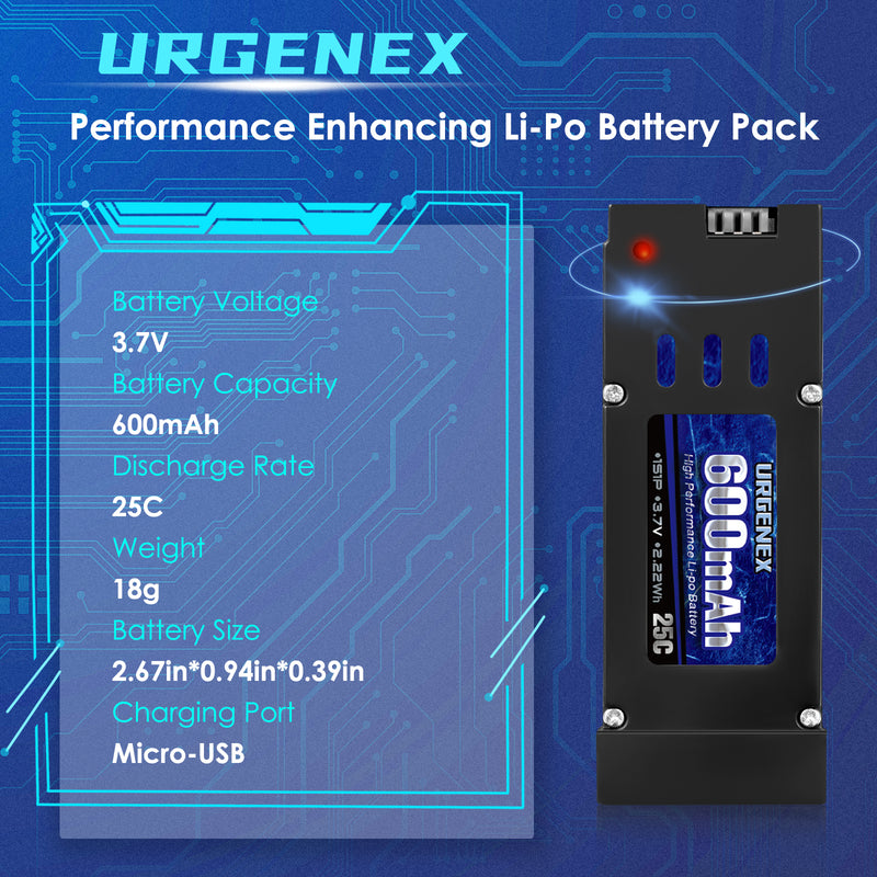 Load image into Gallery viewer, E58 Lipo Battery 3.7V 600mAh for E58 RC Drone