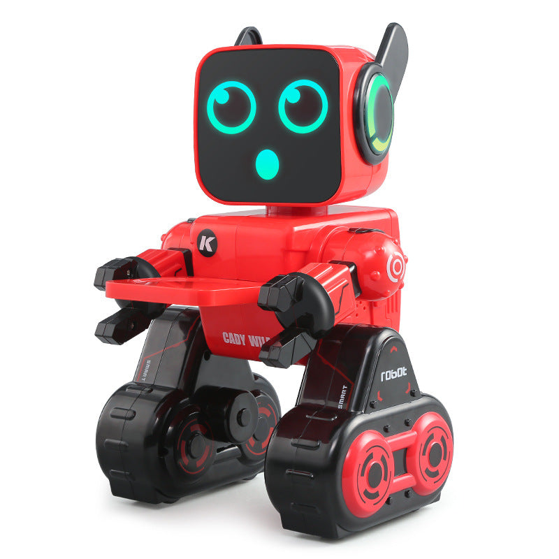 Load image into Gallery viewer, JJRC R2 Programmable RC Robot for Kids, Gesture Control Intelligent Robot Toy with Singing, Dancing &amp; Obstacle Avoidance – Blue/Pink
