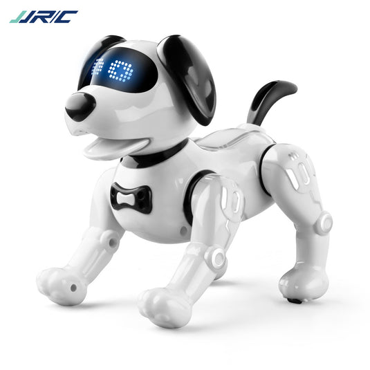 JJRC R19 Smart Robot Dog for Kids, Remote Control Robotic Pet with Voice, Touch & Programming, Music & LED , STEM Toy