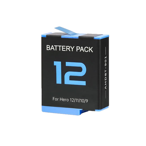 TELESIN 3.85V 1800mAh Battery for GoPro Hero 12 11 10 9, Single Pack Battery/+With USB Fast Charger and Protective Case, Perfectly Compatible with GoPro Hero 12 11 10 9 Original Batteries Accessories,1 Pack