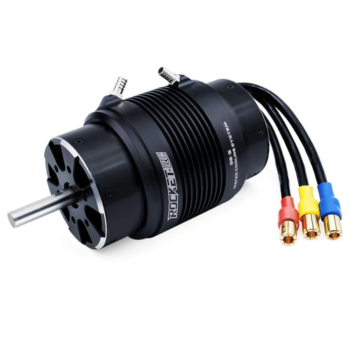 56102 600 KV Brushless Motor 4Pole Shaft 5mm with Water Cooling Jacket for RC Boat (600kv)