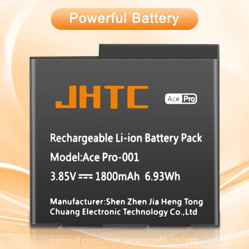 3.85V Insta360 Pro Ace Battery 1800mAh Replacement Battery Compatible for Insta360 Ace Pro  Action Camera Batterie  Accessories ,1pcs