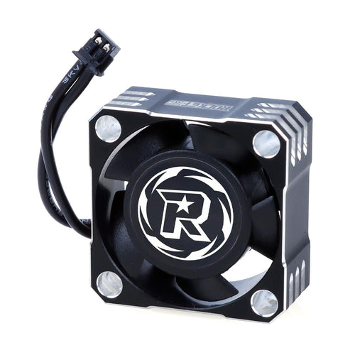 Rocket 25mm Alumimium Motor Cooling Fan 32000RPM Preventing Heat Fan for 1/10, 1/8, 1/12 Scale RC Car Turbo ESC 540 Brushless Motor Red