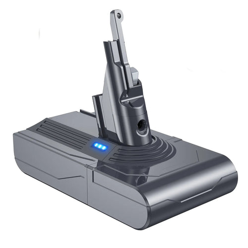 Dyson 21.6V 2200mAh-4000mAh Cordless Vacuum Li-ion Battery Replacement Compatible with Dyson SV10 V7, V8 Animal V7 Absolute V8 Motorhead V7 Carbon Fiber V8 Fluffy Series Cordless Vacuums, Includes Filter Stick/Post-Filter Stick,1Pack