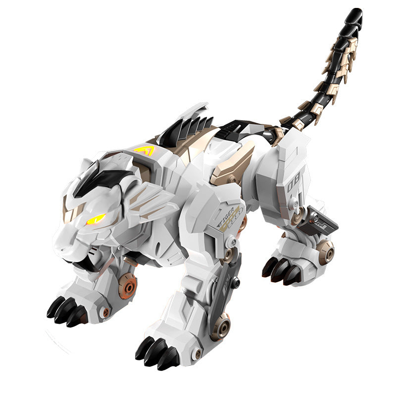 Load image into Gallery viewer, JJRC R38 Smart RC Mechanical Tiger Robot, Voice &amp; Gesture Control with Bionic Moves, Dancing, Music &amp; LED , Interactive STEM Gift for Kids
