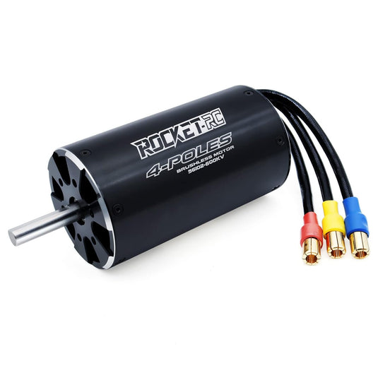 56102 600 KV Brushless Motor 4Pole Shaft 5mm with Water Cooling Jacket for RC Boat (600kv)