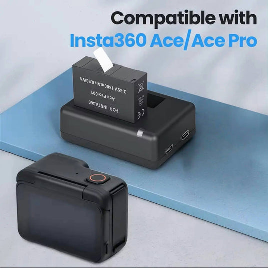 3.85V Insta360 Ace Pro Battery 1800mAh Replacement Battery Pack Compatible with Insta360 Ace/Ace Pro Action Camera Batteries Accessories ,1pcs