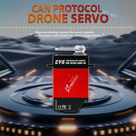 C30-BLS30-0090-02  90Kgf.cm Brushless Servo Motor with CAN open for Industrial UAVs & Automation, 1 Pack（Direct Factory Sale）