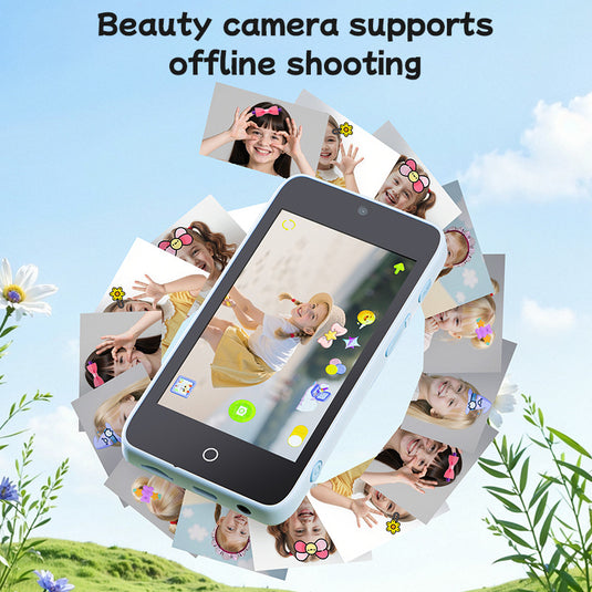 AI Smart Camera for Kids - Intelligent Learning Camera with AI Object Recognition, Voice Q&A, Dual Selfie Lens & Beauty Filter, Educational STEM Toy with Background Replacement