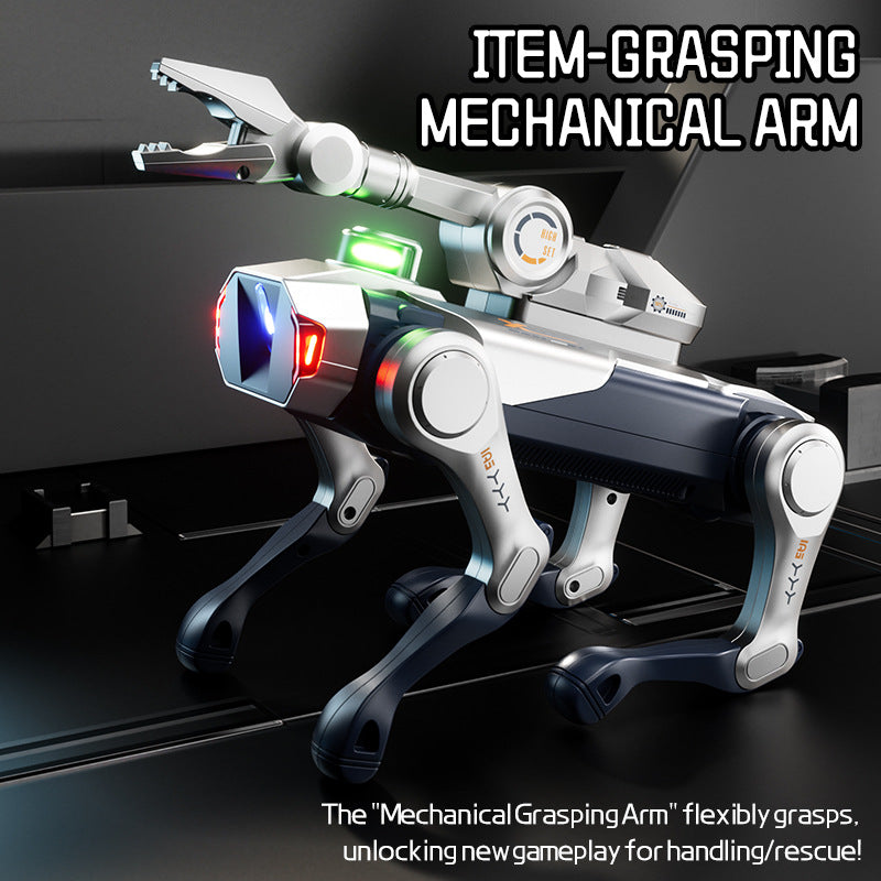 Load image into Gallery viewer, JJRC Smart RC Robot Dog, APP Controlled Programmable Robotic Mecha Toy with Water Bullet Launcher or Mechanical Arm, STEM Programming Gift for Kid
