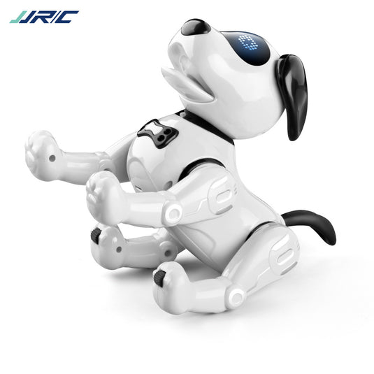 JJRC R19 Smart Robot Dog for Kids, Remote Control Robotic Pet with Voice, Touch & Programming, Music & LED , STEM Toy