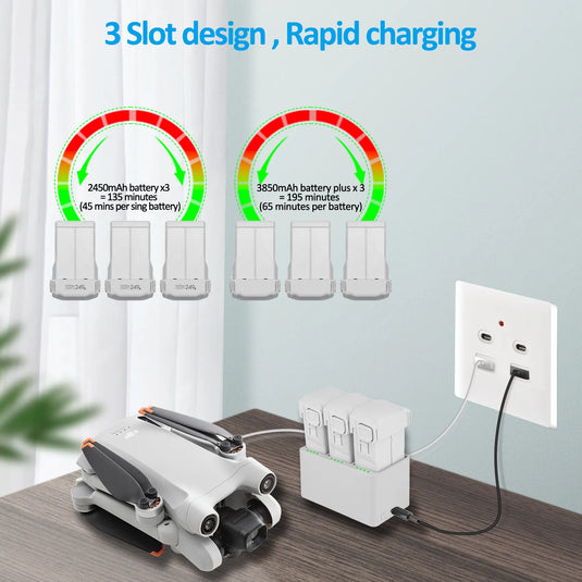 DJI Mini 4 Pro/Mini 3 Series Intelligent Flight  7.38V Battery Plus 3850mAh Compatibility With DJI Mini 4 Pro,DJI Mini 3 Pro/DJI Mini 3 (Original)