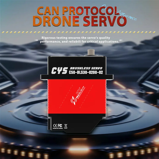 C50-BLS30-0200 Brushless Digital Servo, 200kg·cm High Torque Metal Gear for RC & Drone, 1 Pack（Direct Factory Sale）