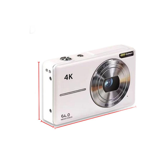 4K digital camera, 64MP, 18x optical zoom, Vlog camera, excellent for beginner photographers, portable travel camera kit,  making it an ideal photography gift.