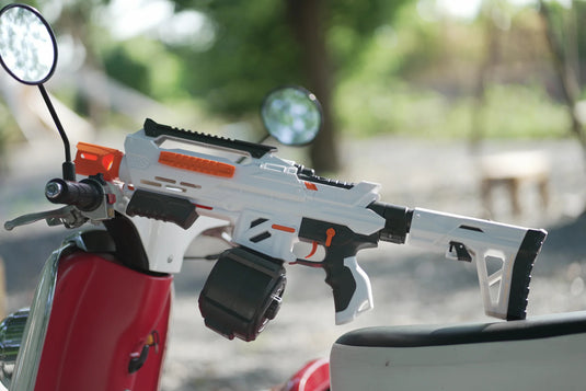 SKD Blaster Automatic Electric Rechargeable Battery Powered Water Bead Gel Ball Blaster Splatter Ball Gun. Electric Water Gun