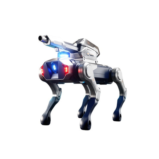 JJRC Smart RC Robot Dog, APP Controlled Programmable Robotic Mecha Toy with Water Bullet Launcher or Mechanical Arm, STEM Programming Gift for Kid