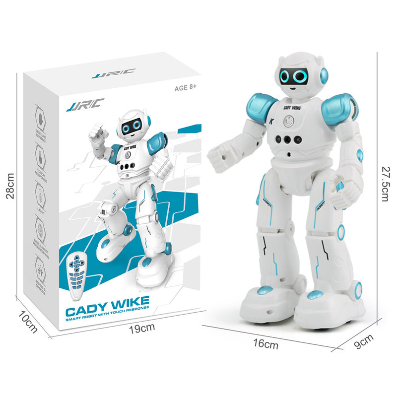 Load image into Gallery viewer, JJRC CADY WIKE Smart RC Robot for Kids, Gesture Sensing &amp; Touch Control Remote Control Toy Robot with Patrol Movement, Singing &amp; Dancing, Gift for Kid
