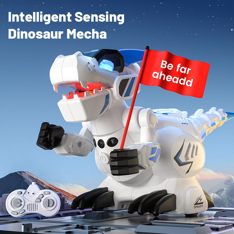 Load image into Gallery viewer, Smart RC Dinosaur Robot for Kids - Intelligent Sensing Mecha T-Rex with Gesture Control, Touch Interaction, Voice Recording, Interactive STEM Toy Gift for Boys &amp; Girls
