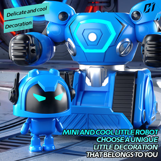 2.4G RC Battle Robot for Kids, Whirlwind Attack Boxing Robot with Intelligent Football Mode, One-Button Demo & LED Lights, Interactive Remote Control Toy with Modular Battery