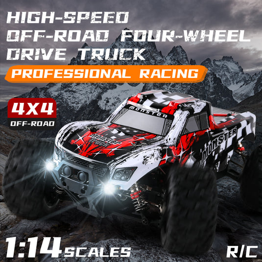 GUOKAI 1:14 Scale 4WD RC Truck 35KM/H High Speed OFF-Road Climbing Vehicle 866-140