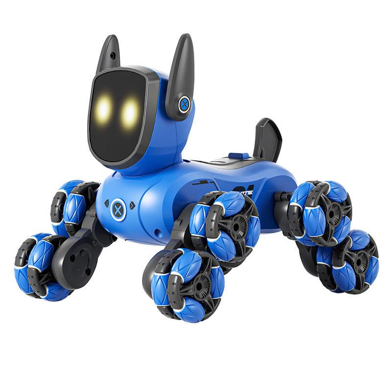 Load image into Gallery viewer, JJRC Q200 Smart RC Robot Dog, Gesture &amp; Remote Control, 360° Stunt, Voice Control, Lights &amp; Music, STEM Toy for Kids
