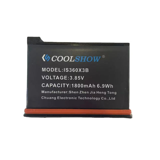 3.85V Insta360 X3 Battery 1800mAh Replacement Battery Fit For Insta 360 OneX3 Original Sport Camera Spare Battery Brand New Power Accessories ,1pcs