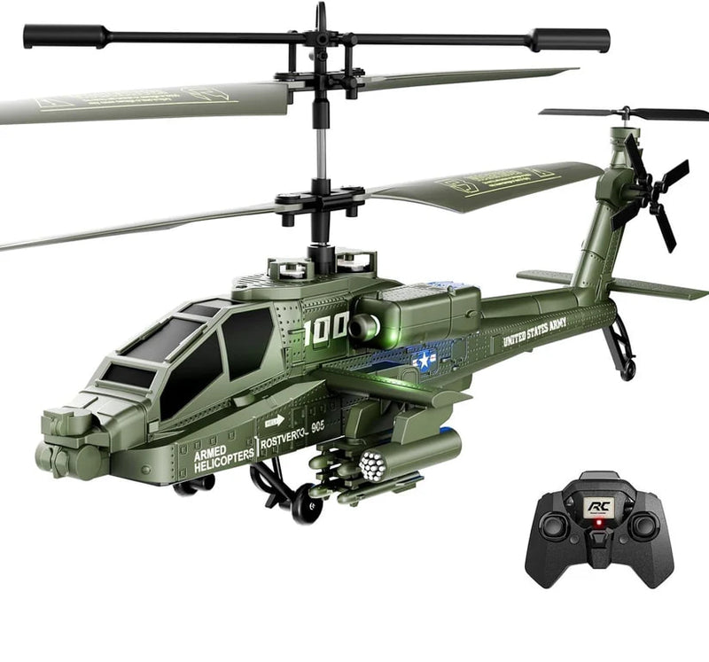 Load image into Gallery viewer, XK1 Apache RC Helicopter, 2.4G 3.5CH Military Chopper with Altitude Hold &amp; One-Key Operation, Gyro Stabilized Remote Control Toy for Kids and Adults

