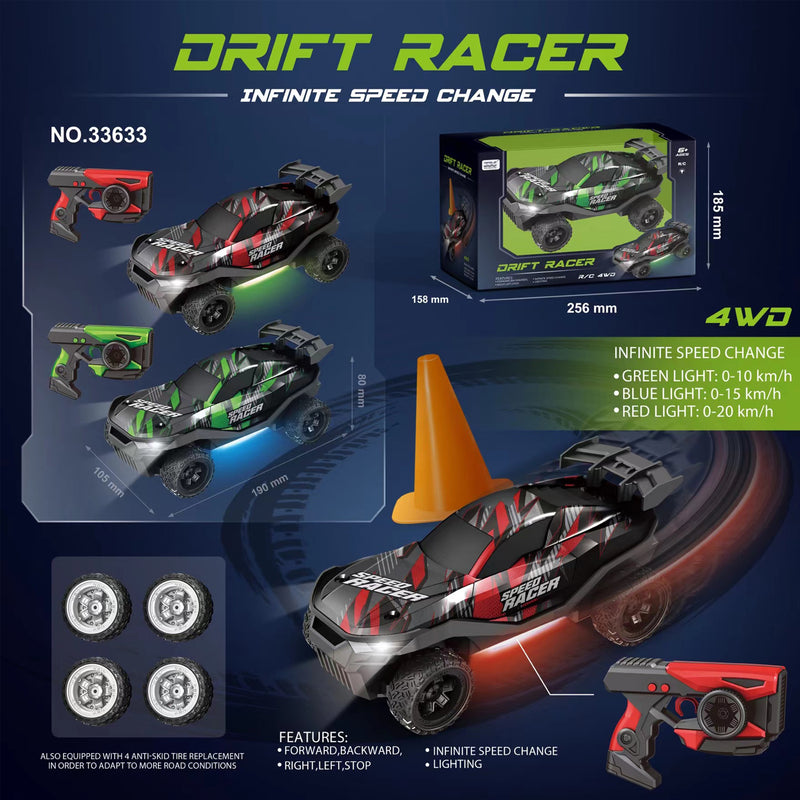 Load image into Gallery viewer, 1/20 Scale 2.4G RC DRIFT CAR with LED lights
