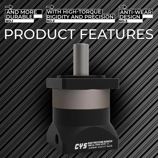 PR060-010901  High Precision Planetary Reducer Gearbox, 1 Pack（Direct Factory Sale）