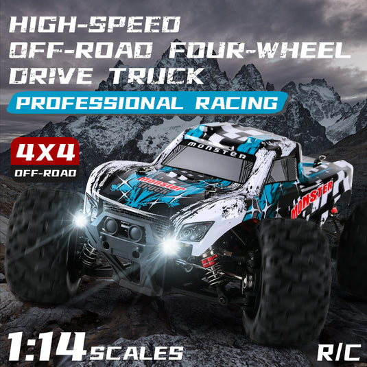 GUOKAI 1:14 Scale 4WD RC Truck 35KM/H High Speed OFF-Road Climbing Vehicle 866-140