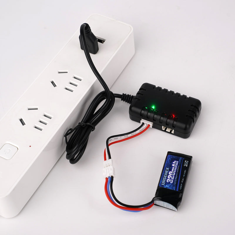 Load image into Gallery viewer, JST PH2.0 3-Pin Male to JST-XH Female 2S LiPo Battery Conversion Cable, 22AWG Silicone Wire, 8cm
