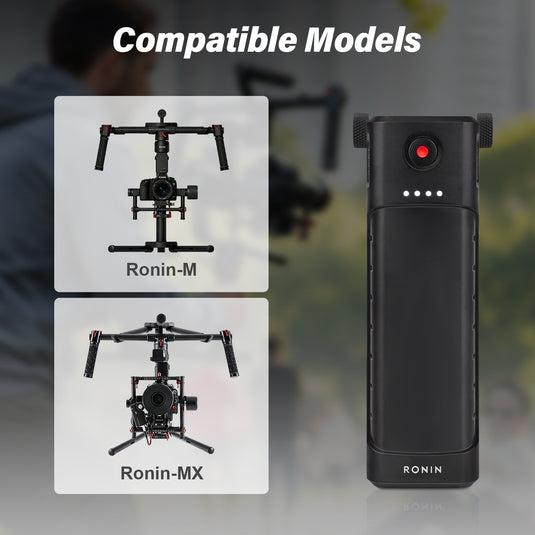 Ronin M / Ronin MX Intellegent Battery 14.4V 1580mAh High Capacity Replacement Battery Compatible with DJI Ronin-M & Ronin-MX Handheld Gimbal Stabilizer, Up to 3 Hours Runtime