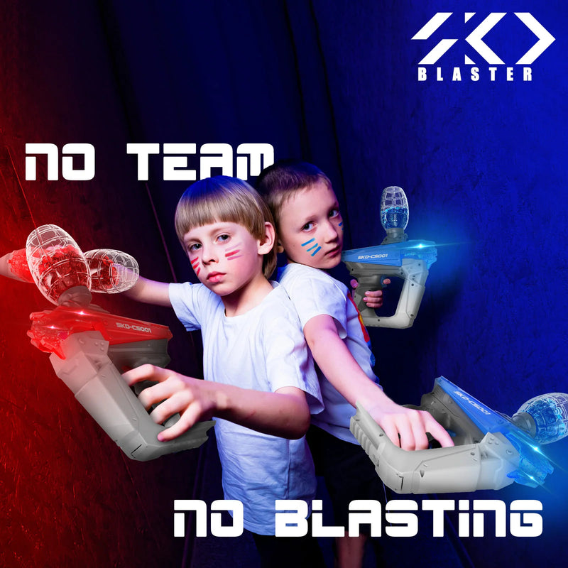 Load image into Gallery viewer, SKD CS001 Electric Water Ball Blaster Gel Splatball Electric Splatter Shooting Orbeez Toy Gun with 5000 Water Gel Beads ( Bule / Red )
