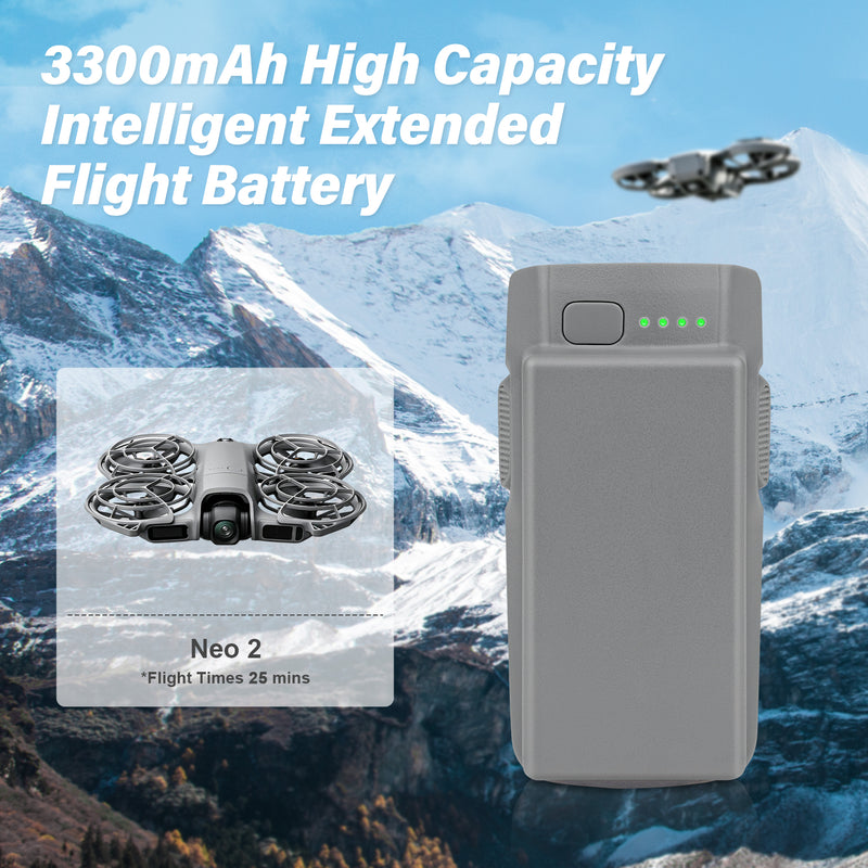 Load image into Gallery viewer, Neo 2 Intelligent Flight Battery 7.16V 3300mAh Upgrade High Capacity Replacement Battery Compatible with DJI Neo 2 Drone, Up to 25Mins Flight Time
