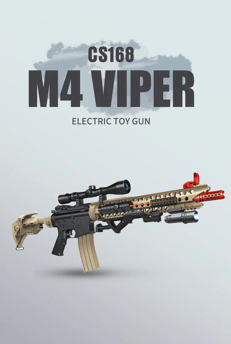 Load image into Gallery viewer, SKD Powerful Electric Automatic M4 Gel Ball Blaster Rifle Toy Gun with Eco-Friendly Splatter Ball for Outdoor Activities
