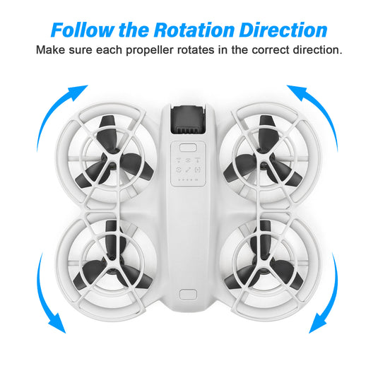 Propellers for DJI Neo Replacement Blades, Low-Noise ,Light-Weight and Quick-Release with Screws and Magnetic Screwdriver, Drone Propeller Accessories