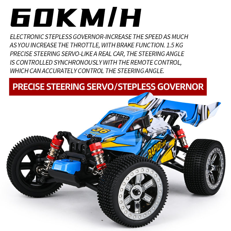 Load image into Gallery viewer, GUOKAI 1:16 4WD RC Truck 35KM/H Drive Truck OFF-Road Climbing Vehicle 866-167
