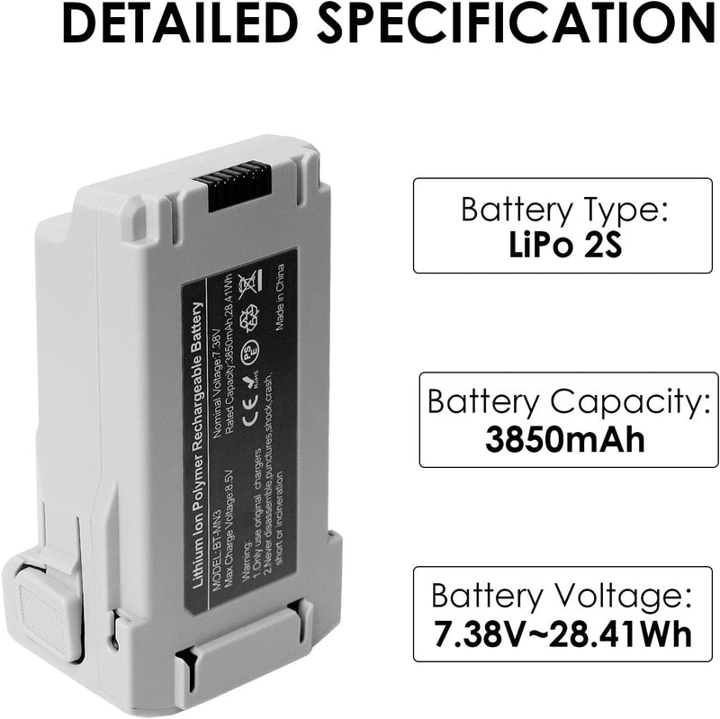 Load image into Gallery viewer, 7.38V  Mini 3/ Mini 3 Pro Intelligent Flight Battery 3850mAh Fit for DJI Mini 3 Pro Drone Accessories
