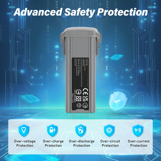 Air 3 Intelligent Flight Battery 14.76V 4241mAh High Capacity Replacement Battery Compatible with DJI Air 3/ Air 3S Drone, Up to 35Mins Max Flight Time