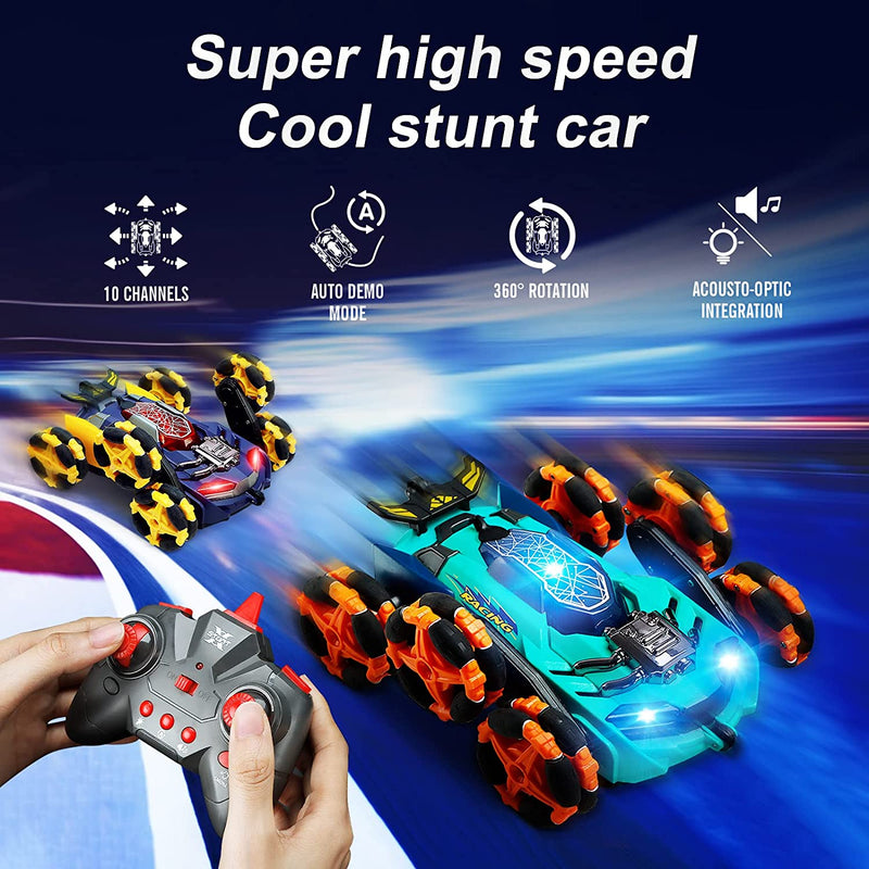 Load image into Gallery viewer, RC Stunt Car Wheel Swing Arm Drift Car Sprayed Water
