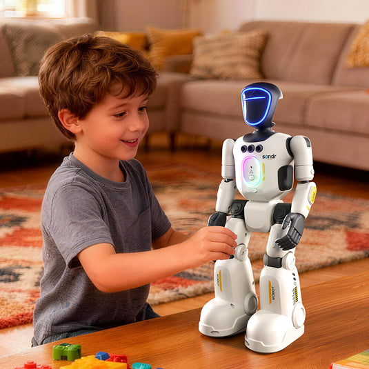JJRC R18 Smart RC Robot for Kids - Gesture Control, Voice Command, Recording, Dancing, Programmable Robot Toy - Educational & Fun Gift
