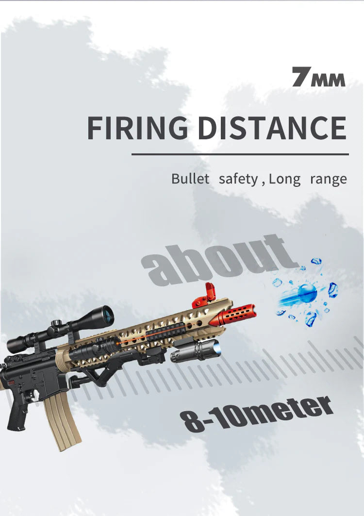 Load image into Gallery viewer, SKD Powerful Electric Automatic M4 Gel Ball Blaster Rifle Toy Gun with Eco-Friendly Splatter Ball for Outdoor Activities
