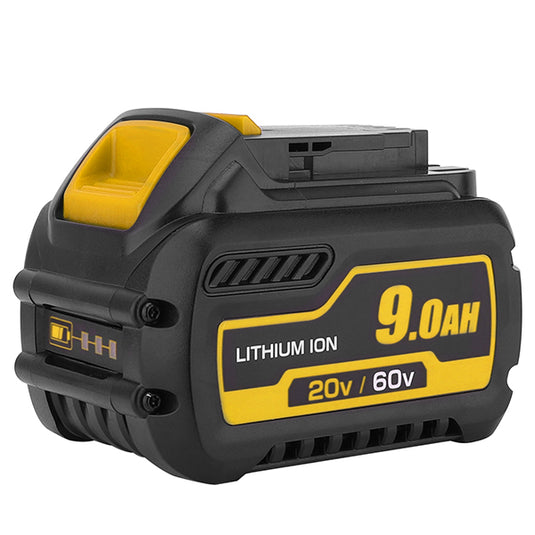20V/60V DeWalt Flexvolt Max Dual-Voltage Li-ion Battery Rechargeable For DeWalt Flexvolt DCB606 DCB609  Power Tool Battery Replacement，1 Pack