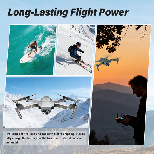 Mavic Pro Intelligent Flight Battery 11.4V 3830mAh High Capacity Replacement Battery Compatible with DJI Mavic Pro/ Mavic Pro Platinum/ Mavic Pro Alpine White Drone Up to 30Mins Flight Time