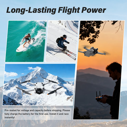 Mini 3/4 Series Intelligent Flight Battery 3850mAh 7.38V Replacement Battery Compatible with DJI Minin 3/Mini 3 Pro/Mini 4 Pro Up to 47 Mins Flight Time