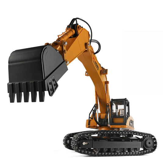 WLtoys RC Excavator 1:16 Full Simulation Structure Design 2.4G Independent Control Alloy Crawler with Light and Sound