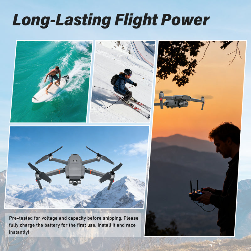 Load image into Gallery viewer, Mavic 2 Intelligent Flight Battery 15.4V 3850mAh High Capacity Replacement Battery Compatible with DJI Mavic 2 / Mavic 2 Pro/ Mavic 2 Zoom/ Mavic 2 Enterprise/ Up to 31Mins Max Flight Time

