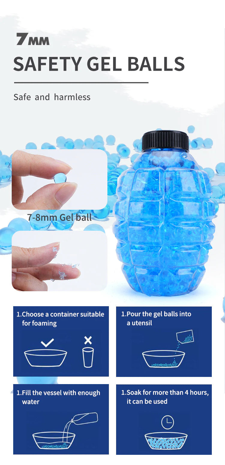 Load image into Gallery viewer, SKD Powerful Electric Automatic M4 Gel Ball Blaster Rifle Toy Gun with Eco-Friendly Splatter Ball for Outdoor Activities
